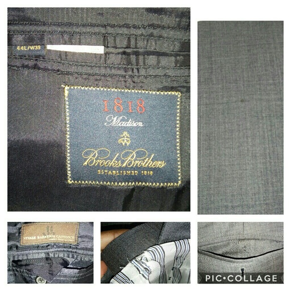 Brooks Brothers Madison 100% Wool 44L/39W Suit - Picture 8 of 8